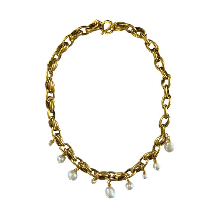 Bari-Perlen-Anhänger-Halskette für den Großhandel von sccollection