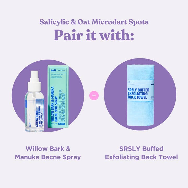 Buff Experts - 🇨🇦 - Wholesale Acne/Hydrocolloid Patch - Salicylic & Oat Microdart Spots - Treats Ingrown Hairs10