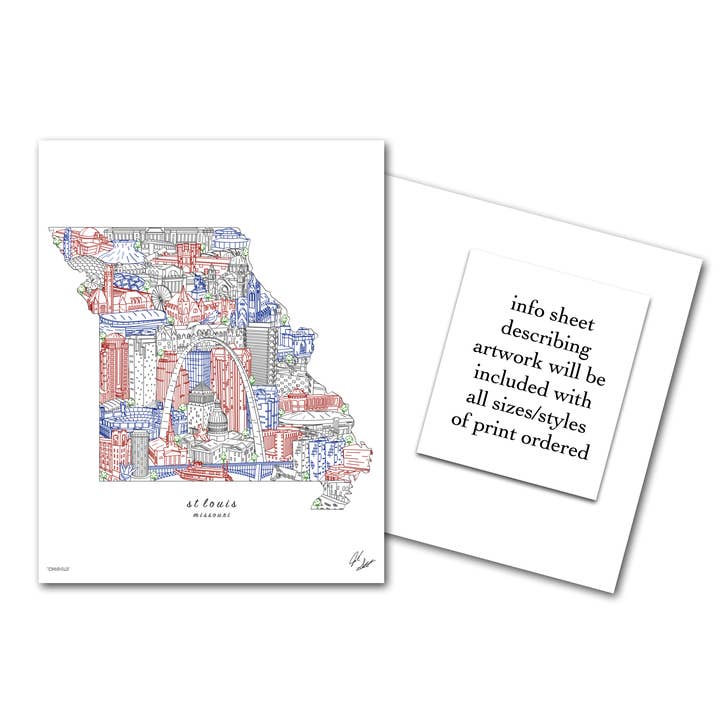 Townsville Art – Großhandel Kunstdruck – St. Louis Missouri Wanddekor7