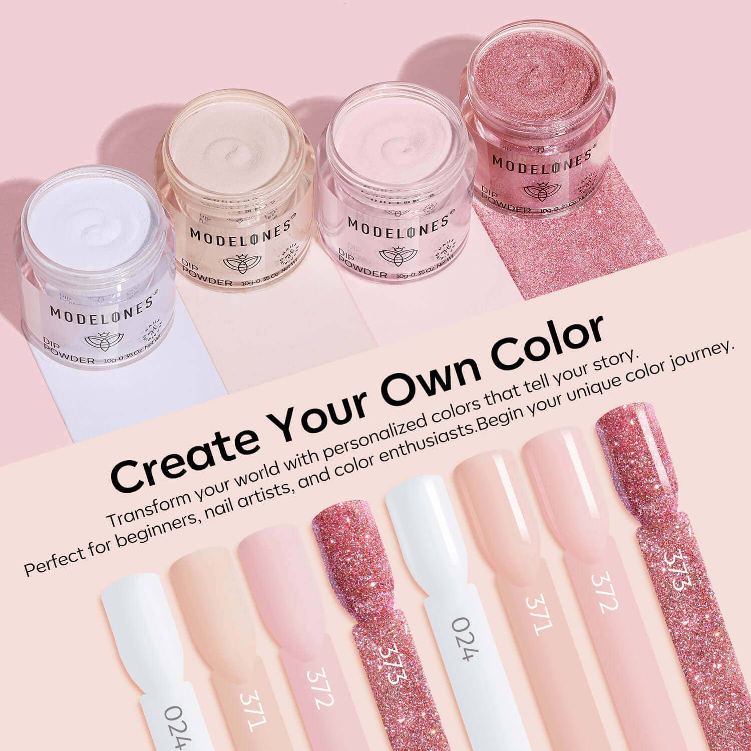 Modelones - Wholesale Nailcare Set - Pick Me - 19Pcs Dipping Powder Kit2