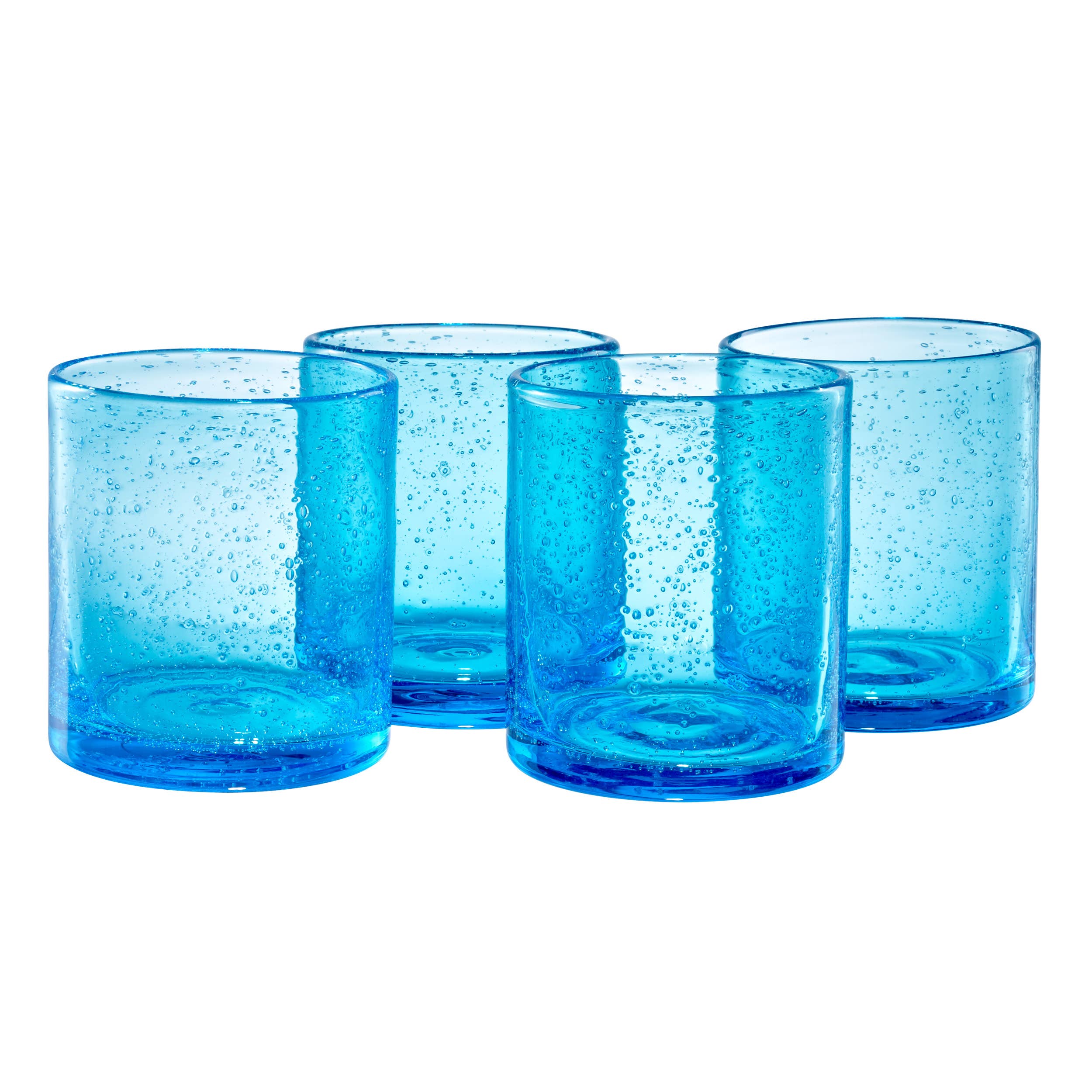 Artland - Wholesale Drinking Glass/Cup - IRIS DOF, 14 OZ.-  TURQUOISE1
