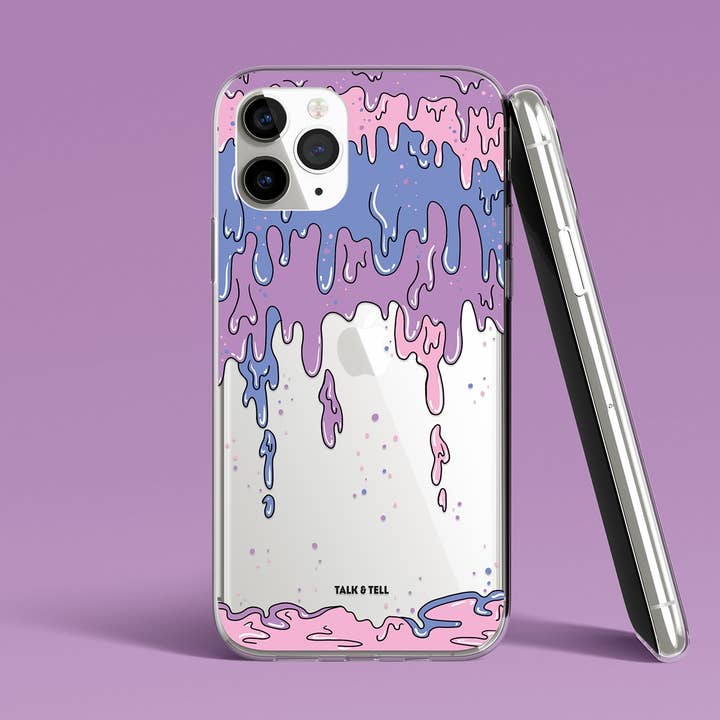 Slime Drip Purple iPhone Case for wholesale by Talk and Tell