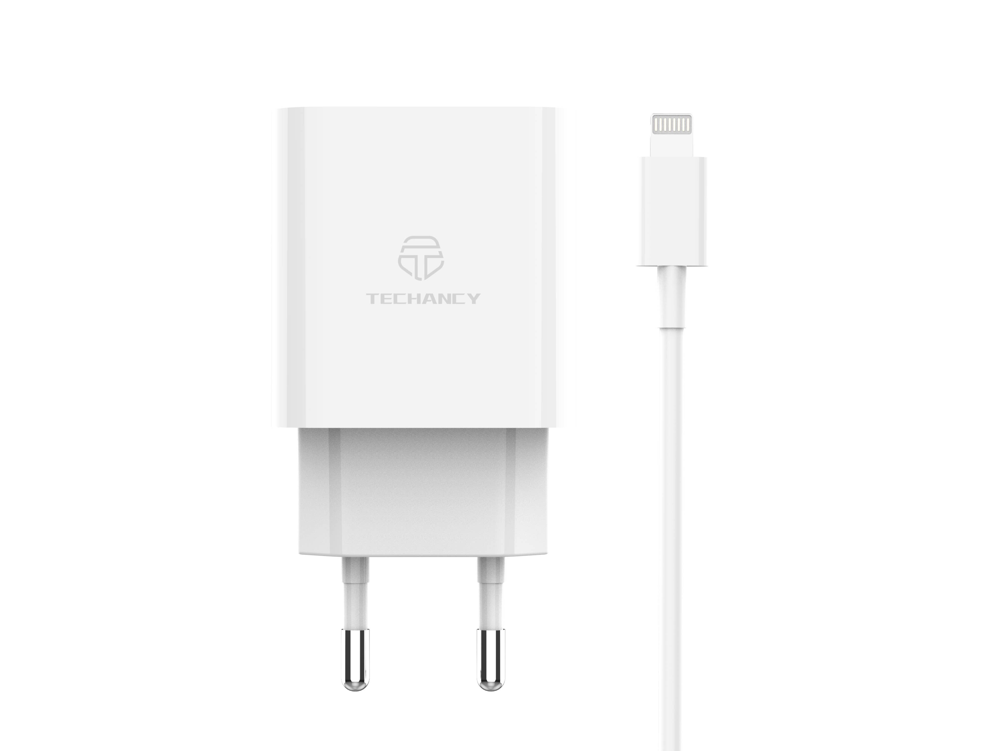 TECHANCY - Wholesale Power Adapter - 33W PD3.0 USB-C Fast Wall Charger with Type-C to Lightning 0