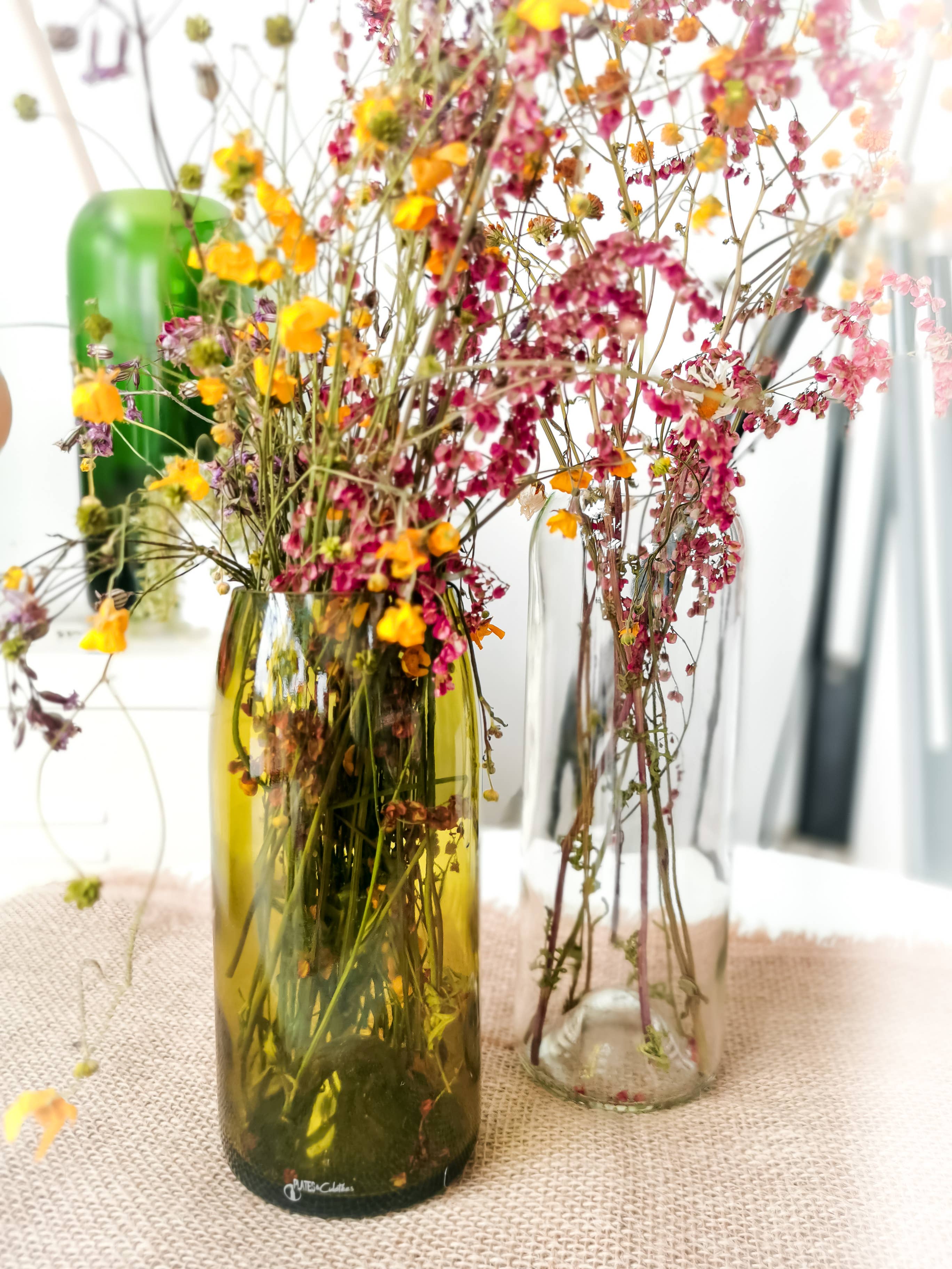 PLATES & Culotées – Vaso por atacado – Vasos Chaloupes Marrons feitos de Garrafas de Vinho6