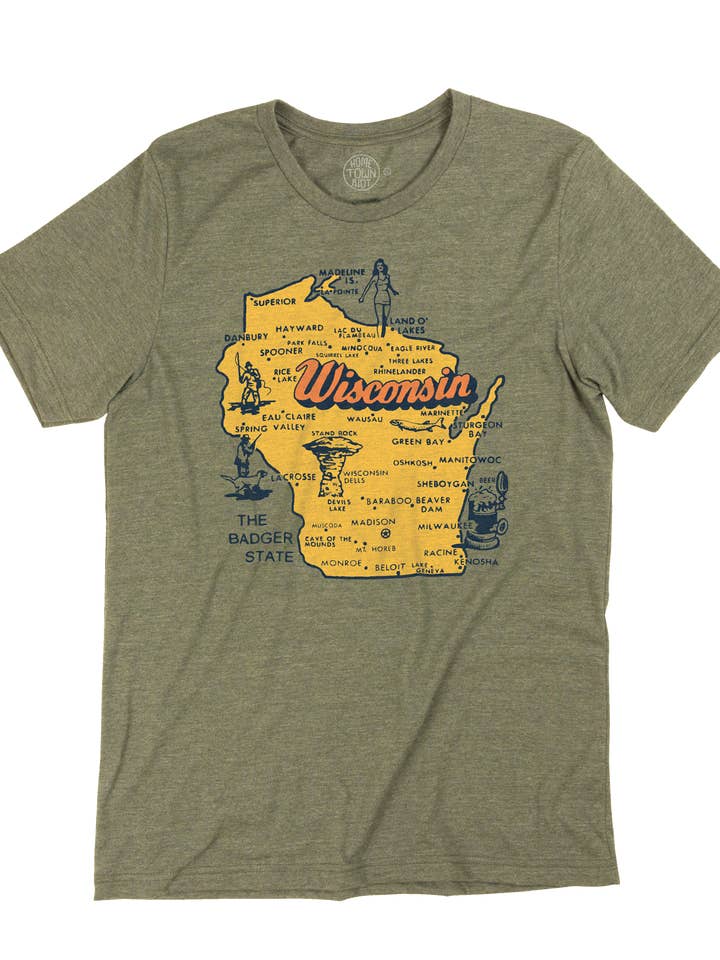 Das Badger State Wisconsin-Trikot für den Großhandel von HomeTown Riot