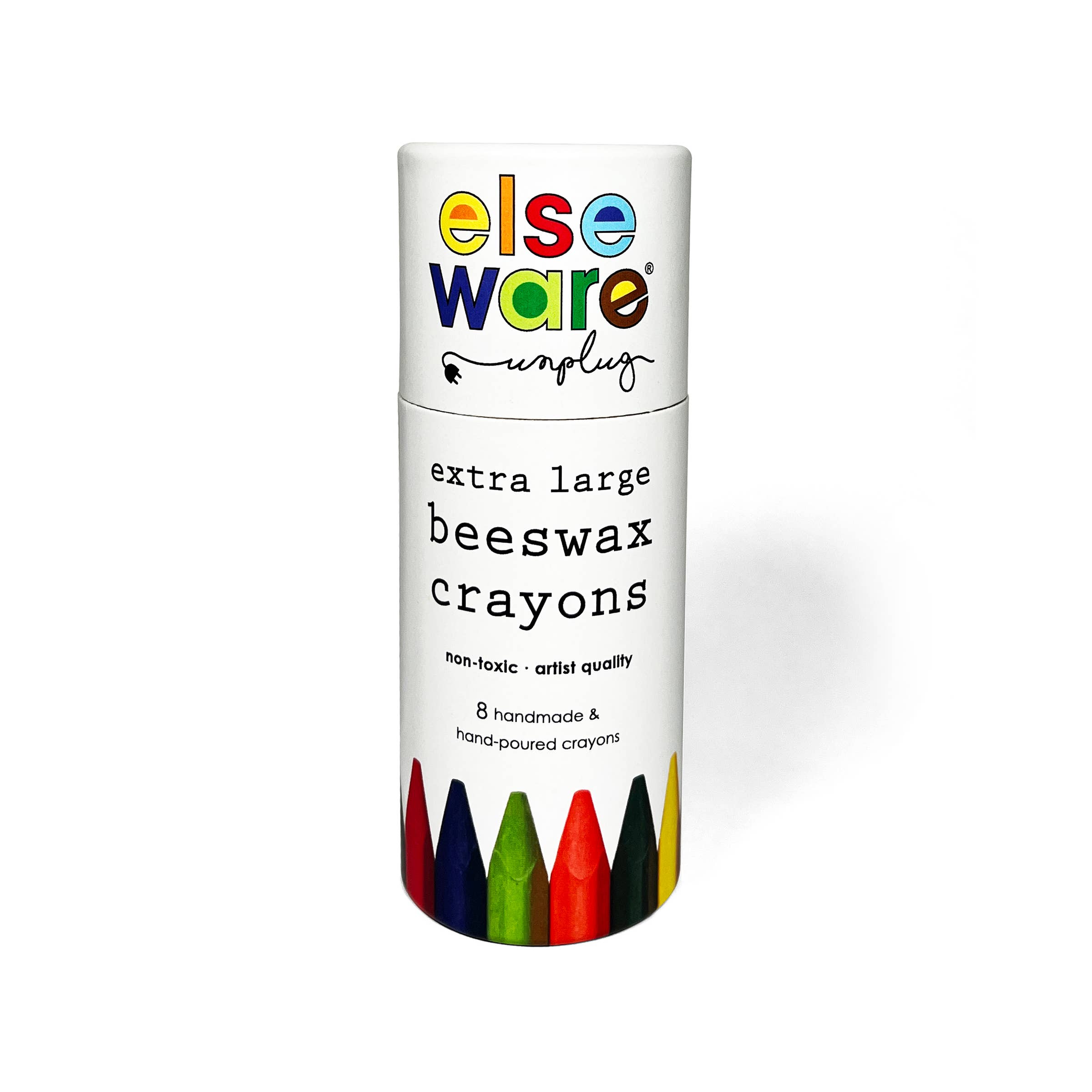 elseware unplug / eco-kids - Wholesale Crayons - Kids & Baby - Beeswax Crayons - Extra Large - 8 Natural & Non-Toxic Colors3