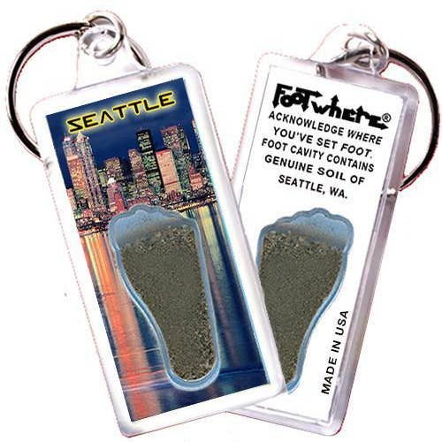 Seattle FootWhere® Souvenir Keychain. Made in USA and other Purchase Wholesale seattle keychain. Free Returns & Net 60 Terms on Faire trending on Faire.