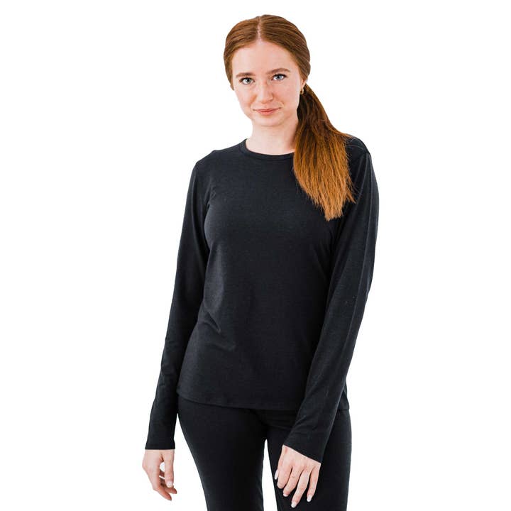 Women's Micro Fleece Crew for wholesale by Polarmax