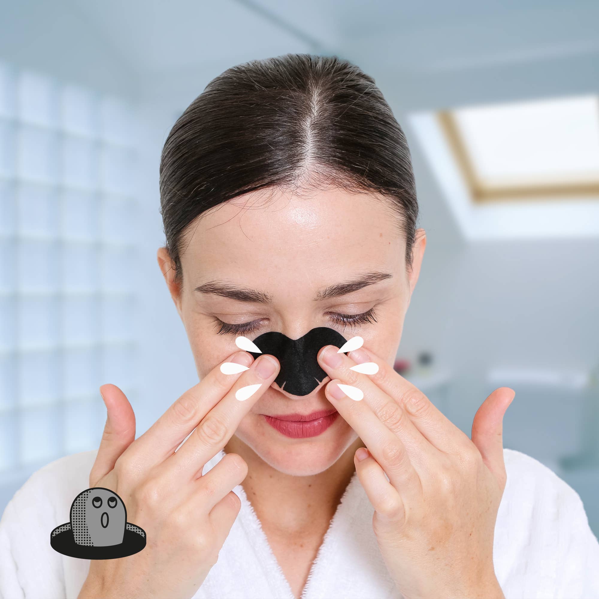 Simplebeautylab Inc - Wholesale Skincare Face Mask - lattcare Charcoal Nose Pore Strips 6 Ct2