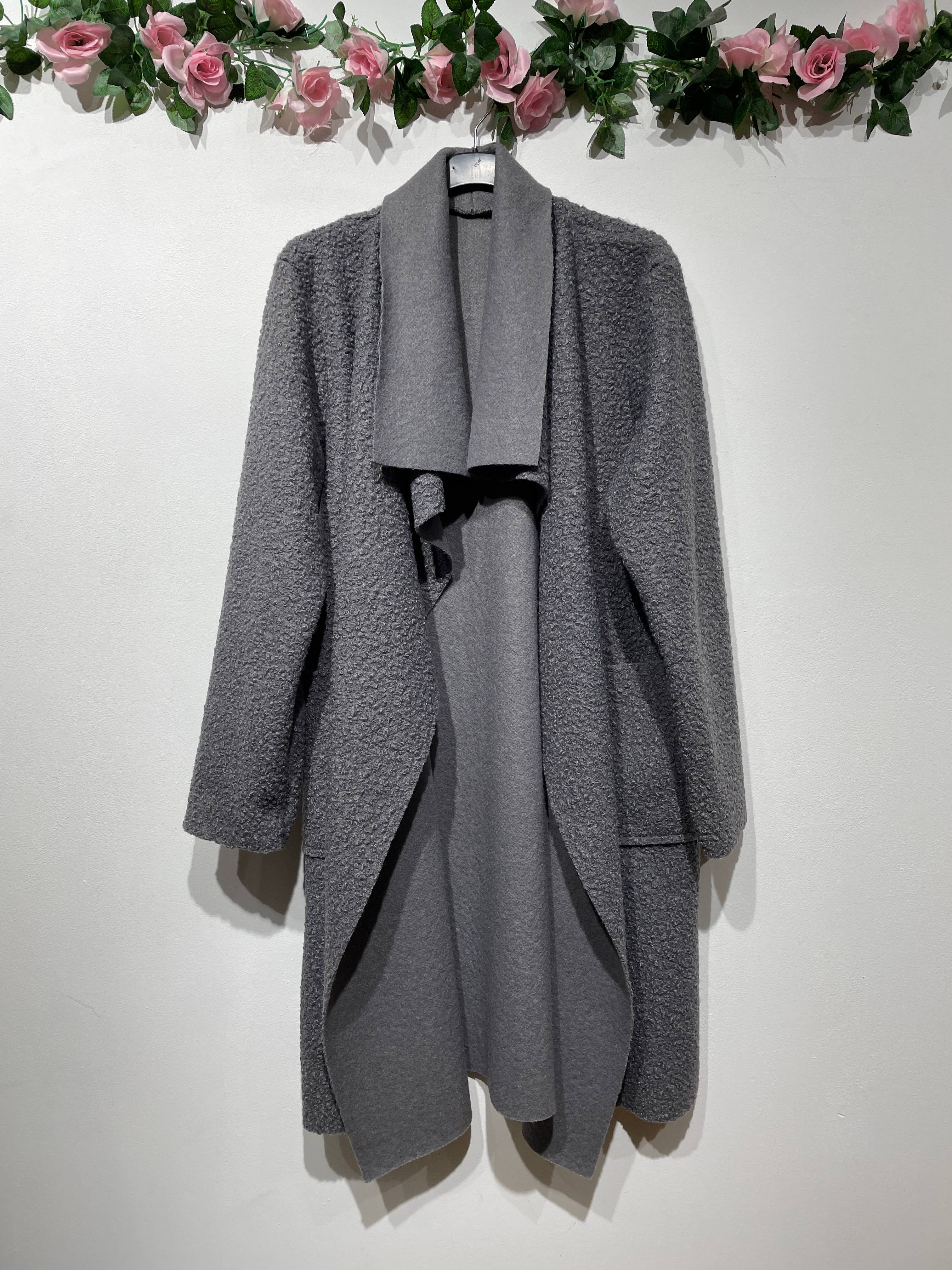 LINEN & COTTON HOUSE - Vente Manteau – femme - VESTE BOUCLETTE MATIERE RESPONSABLE + SIZE  35122 21