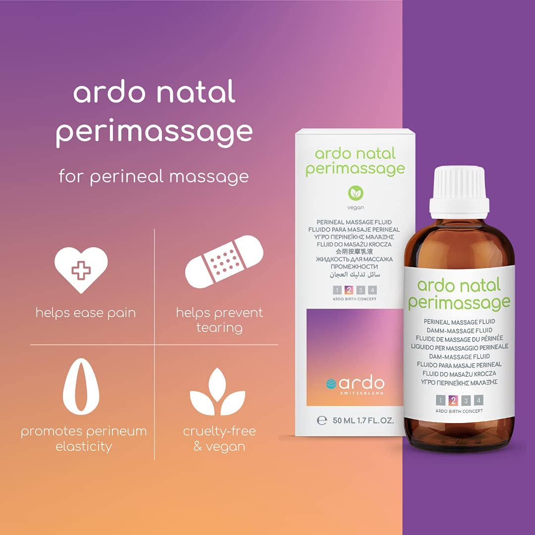 Ardo medical, Inc. - Wholesale Belly Oil/Butter - Maternity - Ardo Natal Perimassage (50ml) – During Pregnancy - VEGAN2