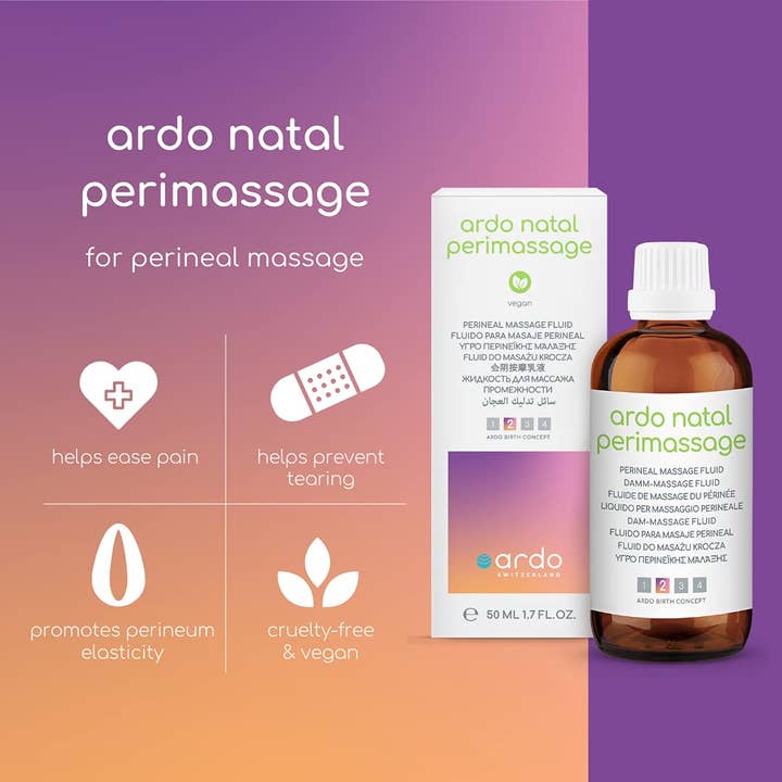 Ardo medical, Inc. - Wholesale Belly oil/butter – Maternity - Ardo Natal Perimassage (50ml) – During Pregnancy - VEGAN2