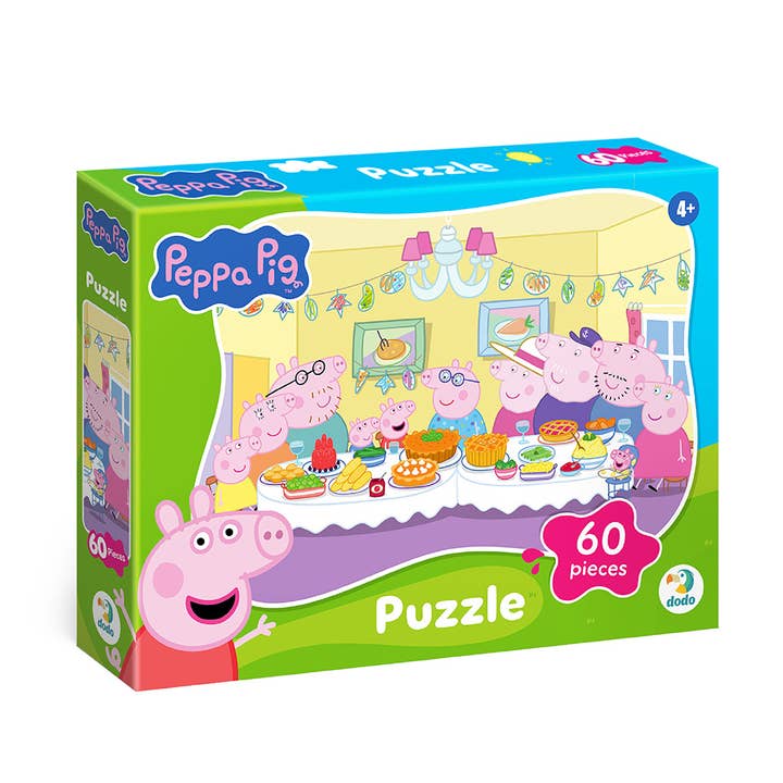 Puzzle clásico para niños y bebés Peppa Pig 60 piezas para venta al por mayor de DoDo Brand