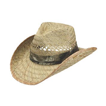 Rush Outback BUI Straw Western Hat for wholesale by Peter Grimm