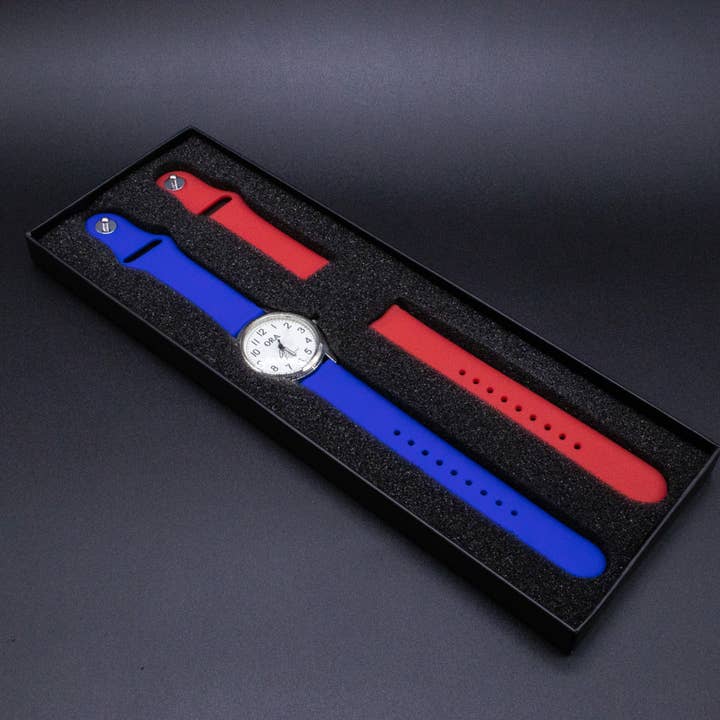 Natalia - Wholesale Wrist Watch - Women's - Interchangeable Silicone Wrist Watch (Analog - White Face)21