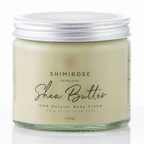 Natural Pure Shea Butter Cream 250g for wholesale by Shimirose