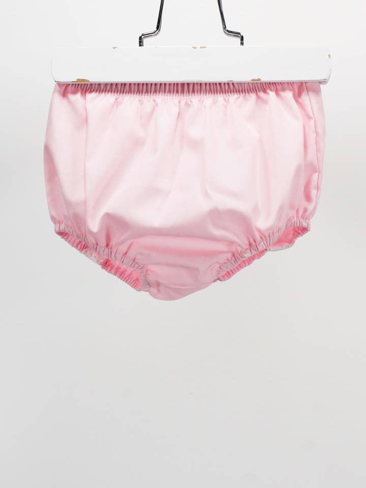 Pink Diaper Cover With Lace for wholesale by Baby Blessings Clothing