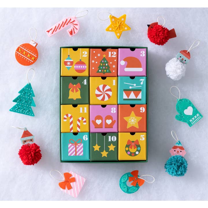 Chronicle Books - Wholesale Advent Calendar - 12 Crafts of Christmas Advent Calendar