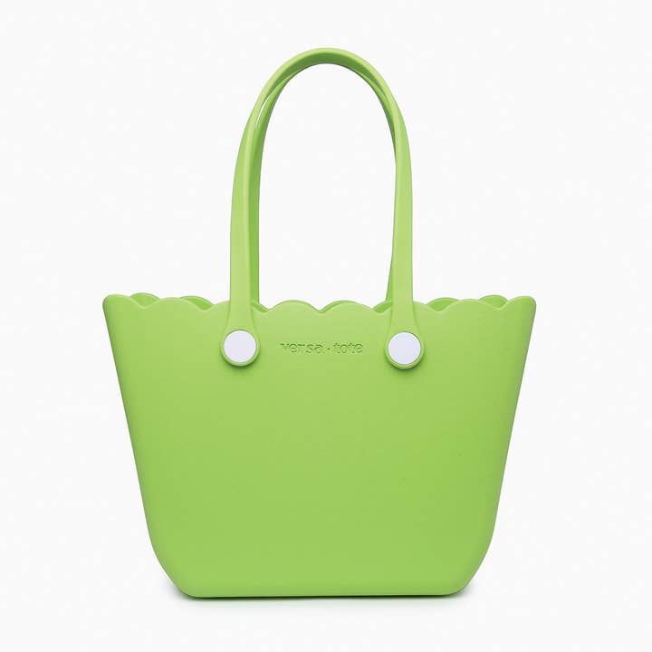 Jen & Co. - Wholesale Tote Bag - Women's - V2335 Rose Scalloped Versa Tote w/ Interchangeable Straps