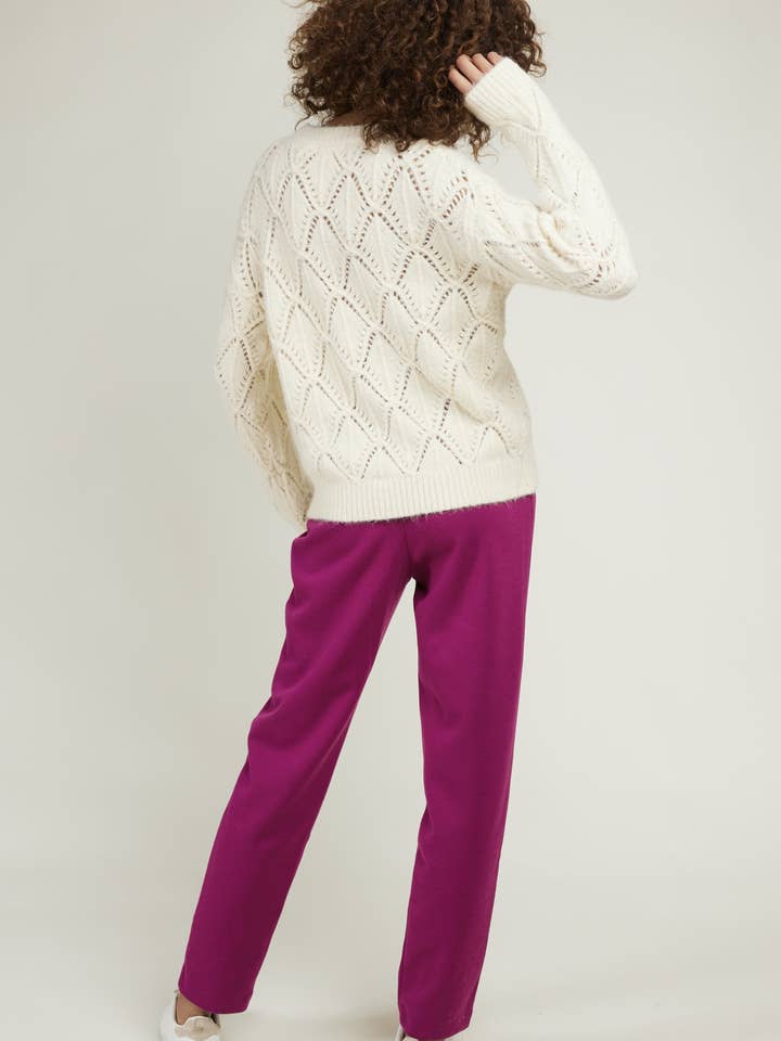 Andy & Lucy - Vente Pantalon – femme - BRIANNA - Pantalon avec ceinture2