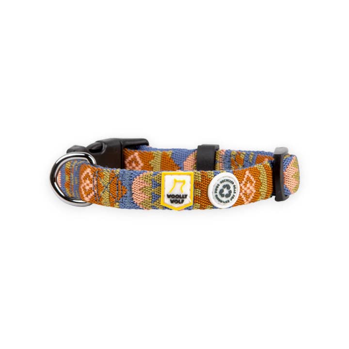 Woolly Wolf – Großhandel Haustierhalsband – Hund – Nightless Night Hundehalsband aus recyceltem Material (RPET)