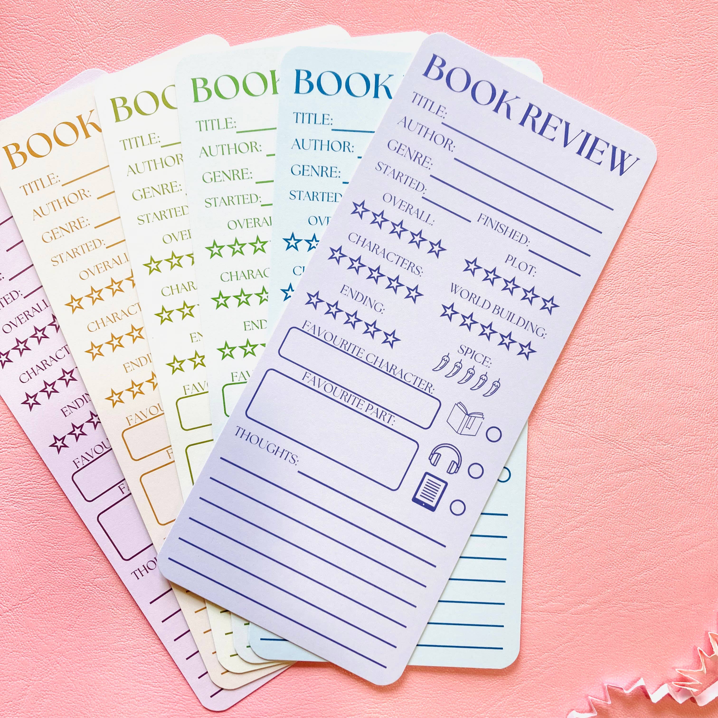 Chapter & Ink – wholesale Bookmark – Book Review Bookmark7