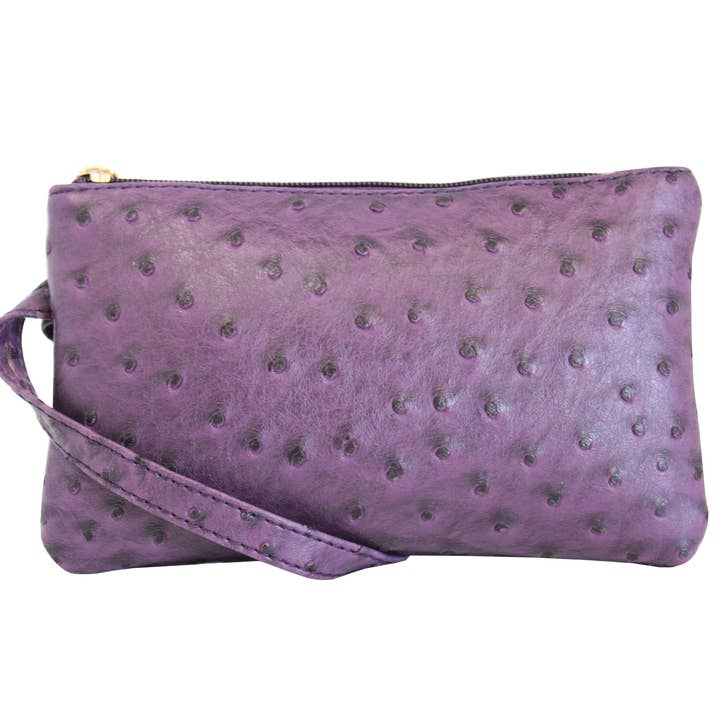 22 Tote - Wholesale Wristlet - Vibrant Ostrich Wristlet14