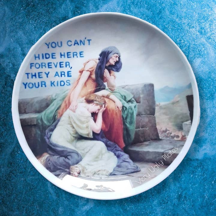 you can't hide wall plate for wholesale by Very Ugly Plates