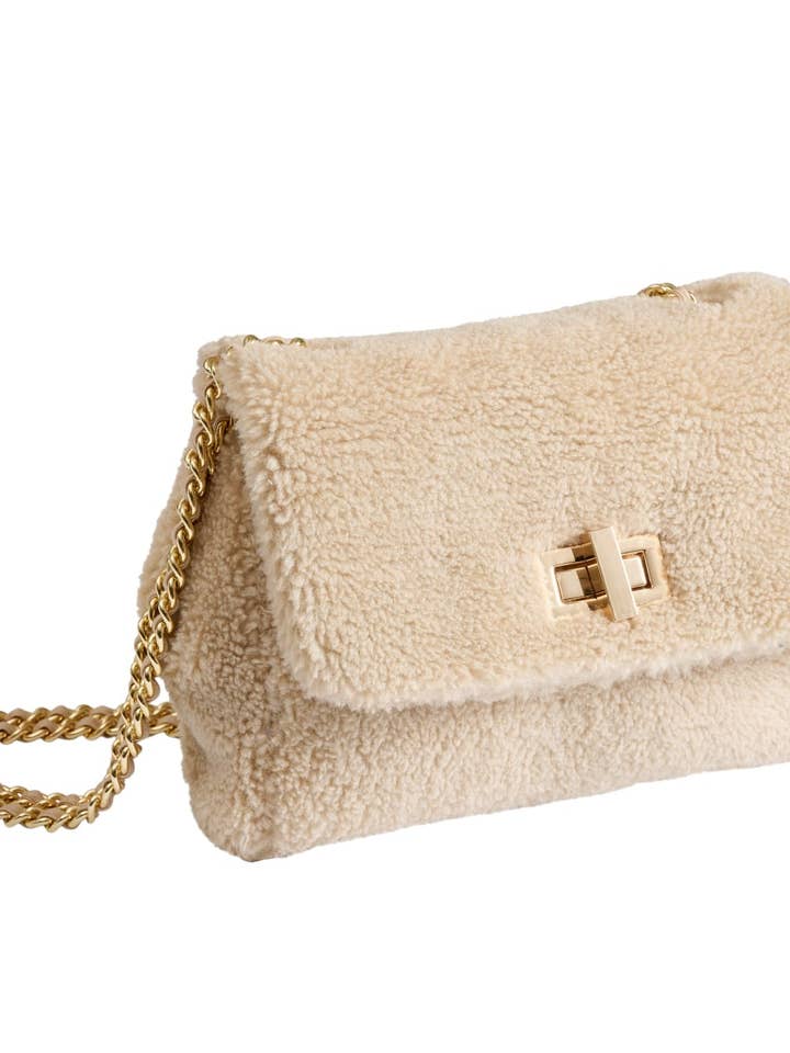 Bolso mediano Teddy con cadena para venta al por mayor de Milledeux