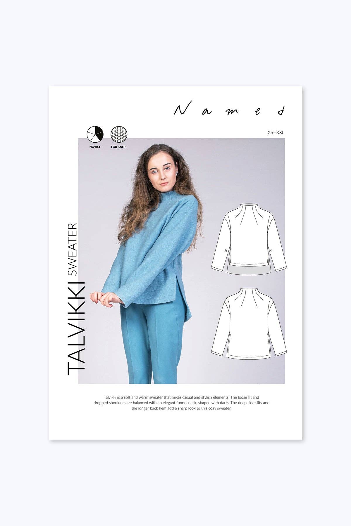 Named Clothing Finland Oy - Venta al por mayor Kits de costura - Patrón de suéter Talvikki6