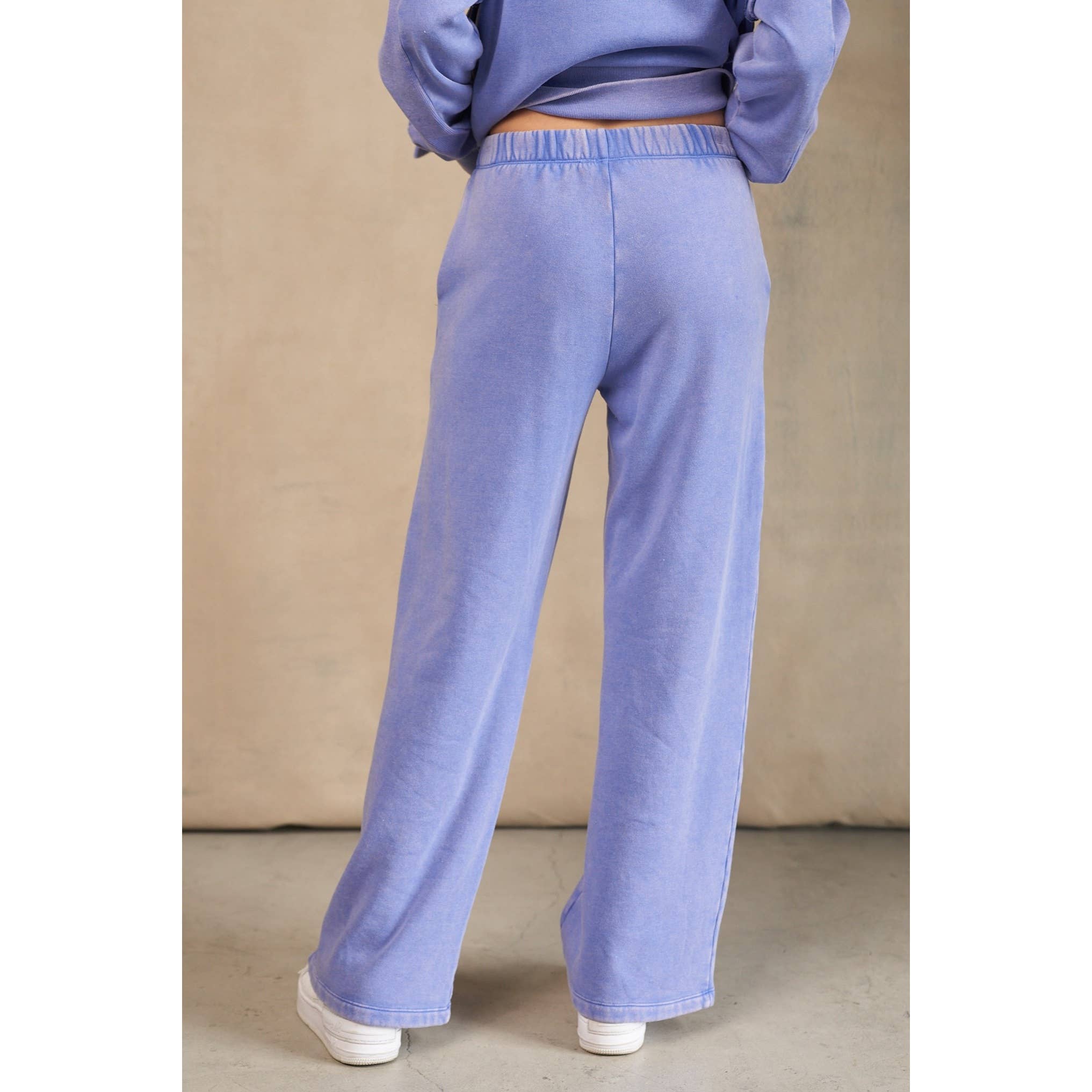 lalamia - Vente Pantalon d'intérieur/de jogging – femme - Pantalon de survêtement en polaire à large ouverture18