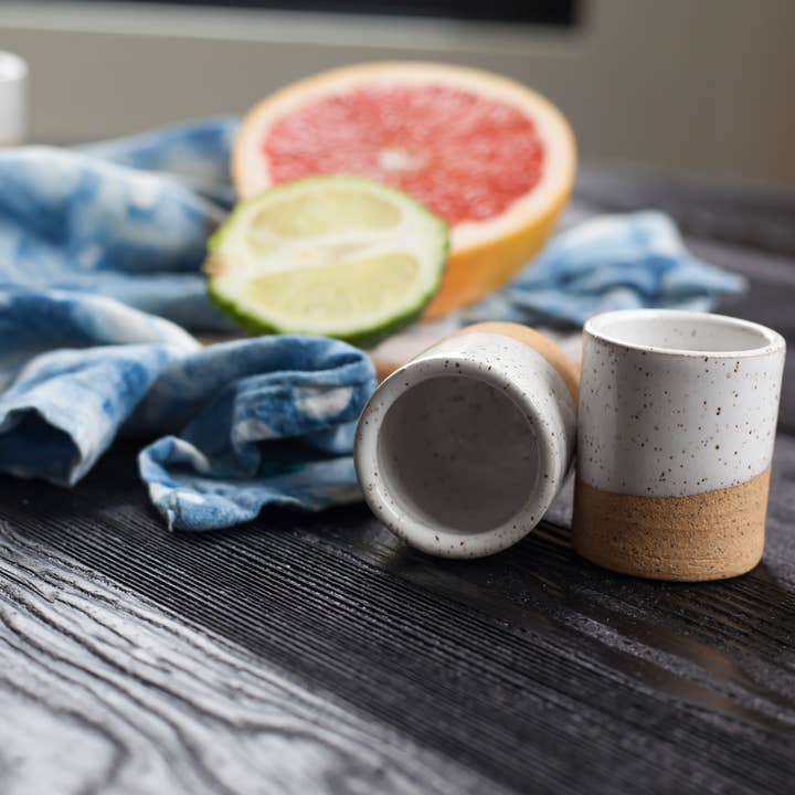 Copo de tiro de argila salpicada por atacado de Avila Ceramics