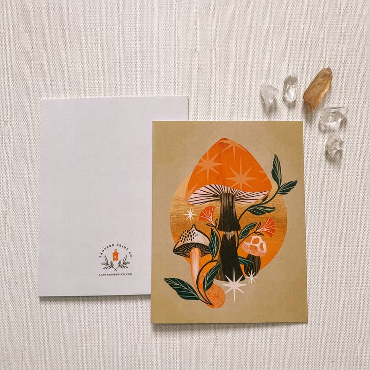Lantern Print Co. - Wholesale Everyday Greeting Card - Mushy Sunset Greeting Card
