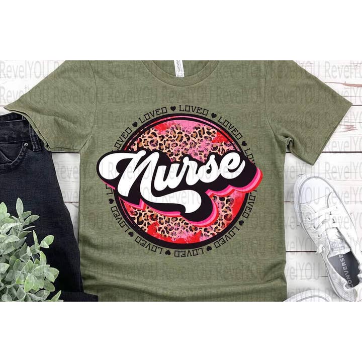T-shirt Nurse Valentine pour la vente par Ebony's Tees's and Crafts