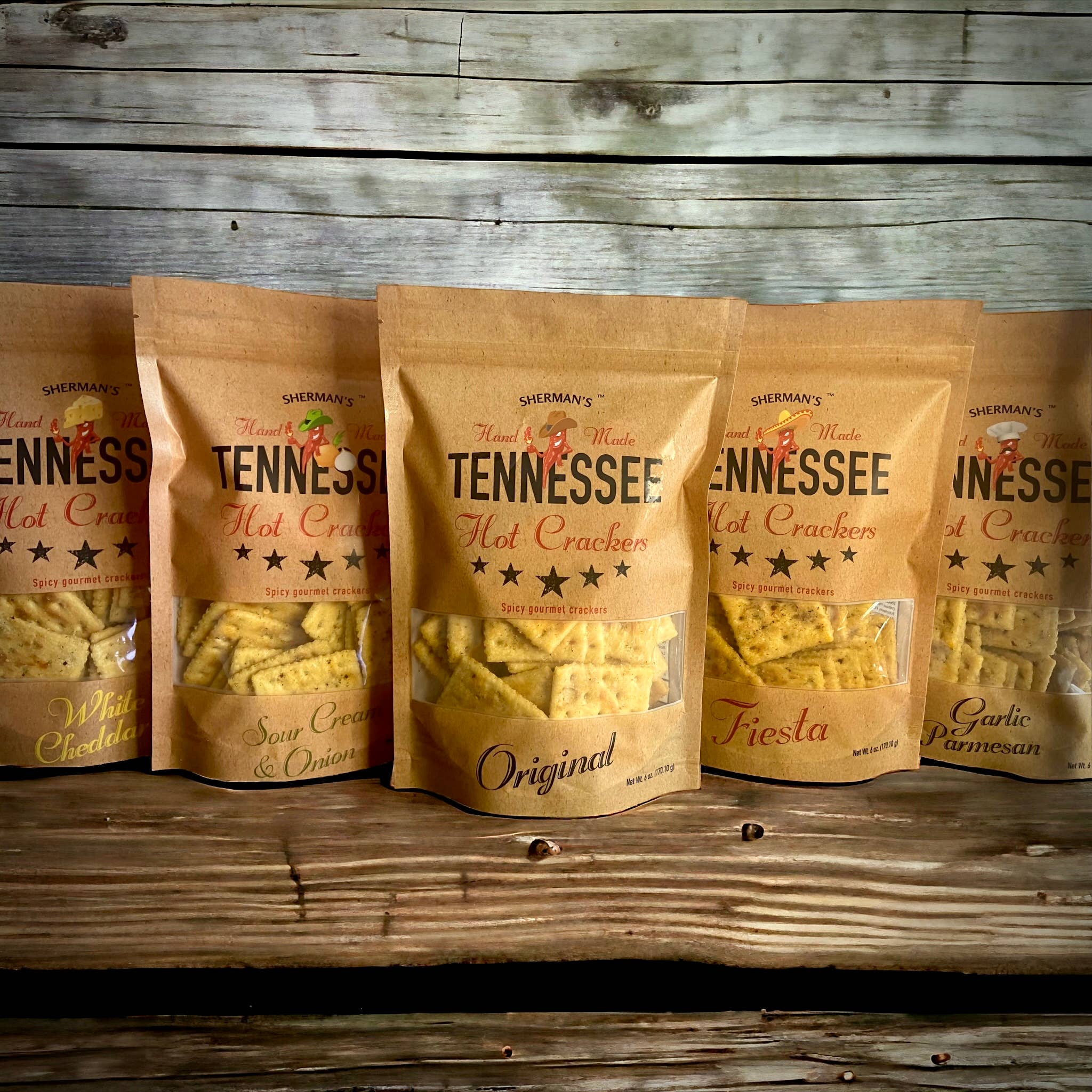Sherman's Tennessee Hot Crackers - Wholesale Crackers - Sherman's Tennessee Hot Crackers, Original Flavor 30 ct 3