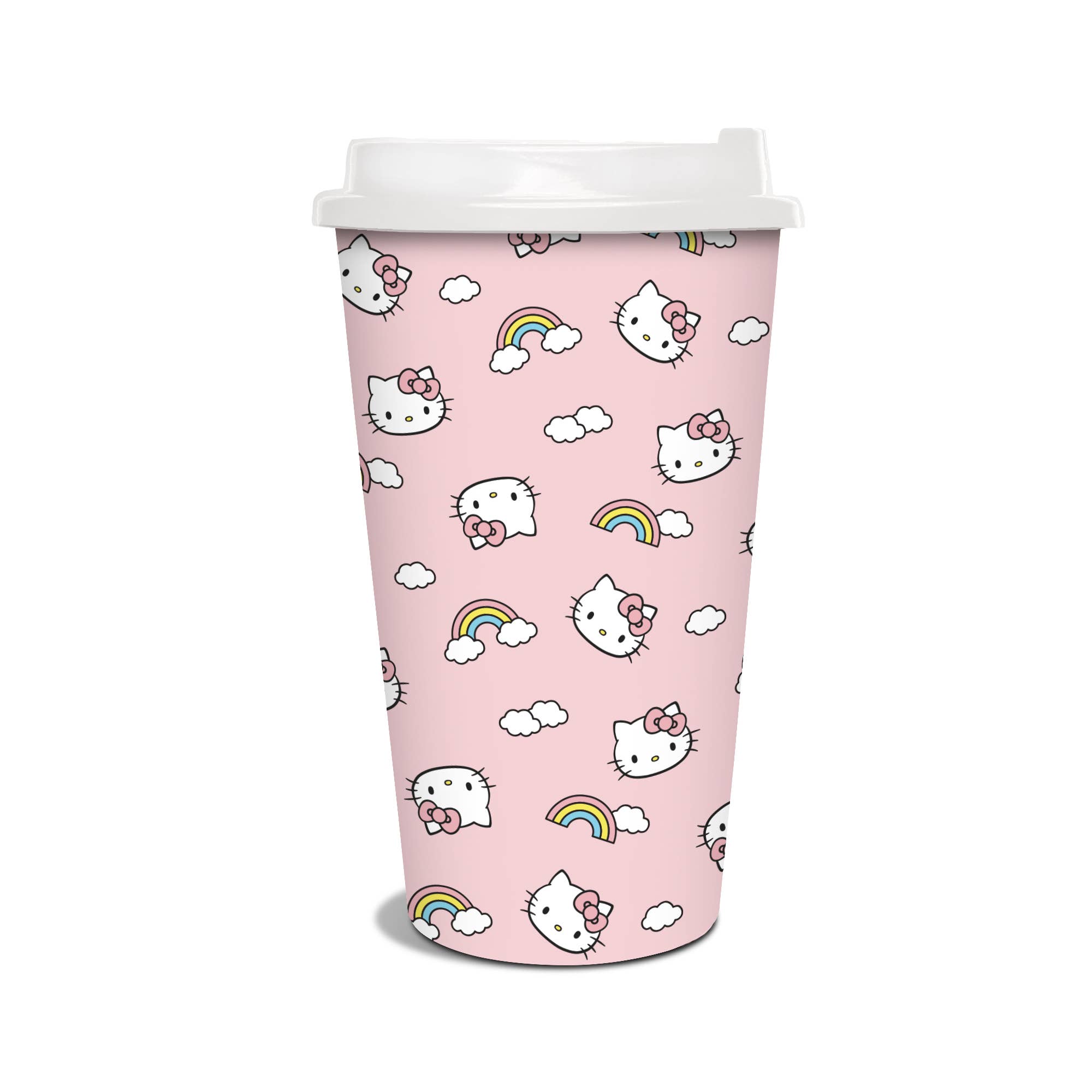Studio Oh! - Wholesale Disposable Cup - Hello Kitty Rainbow Skies Paper Hot Cups1