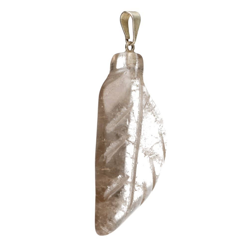 Vives de la Cortada S.L - Wholesale Individual Charm/Pendant - Smoky Quartz Leaf Pendant1