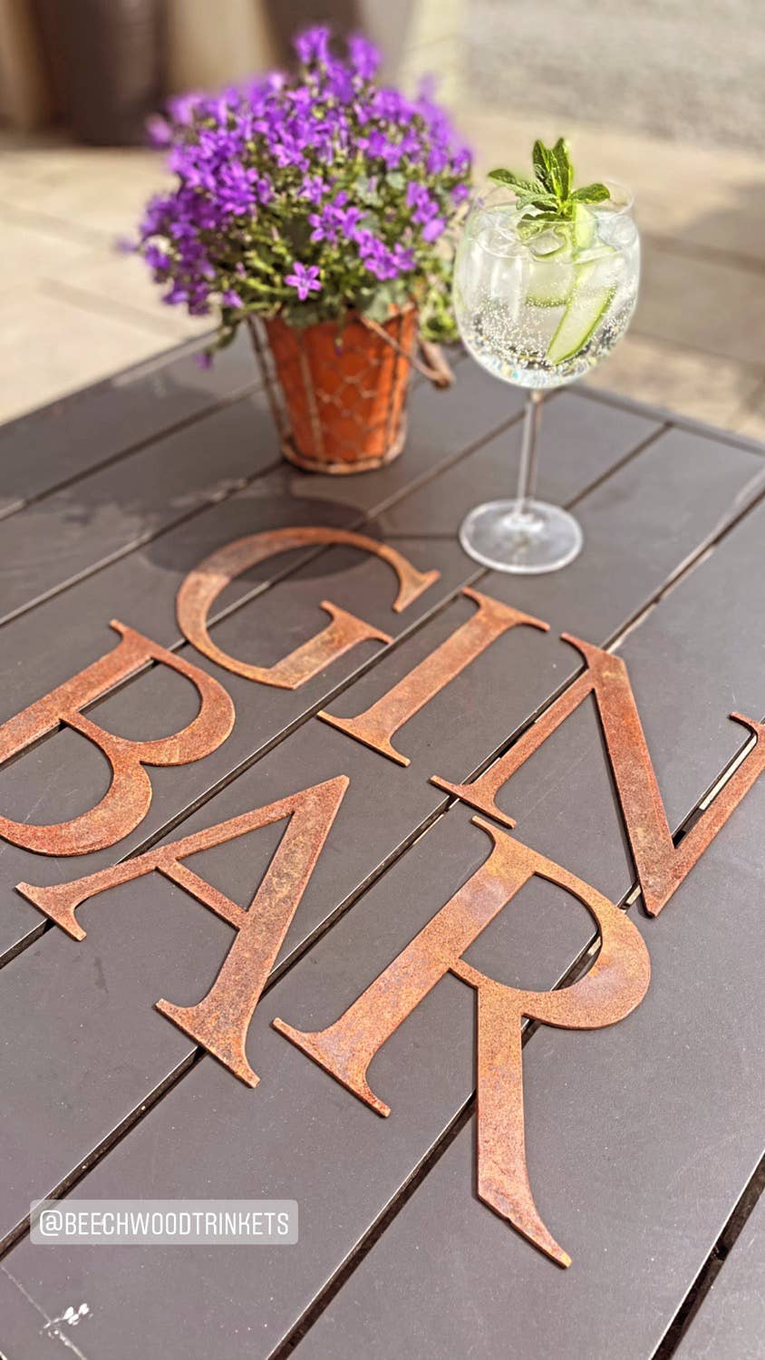 Beechwood Trinkets – wholesale Outdoor ornament/decor – Rustic Letters0