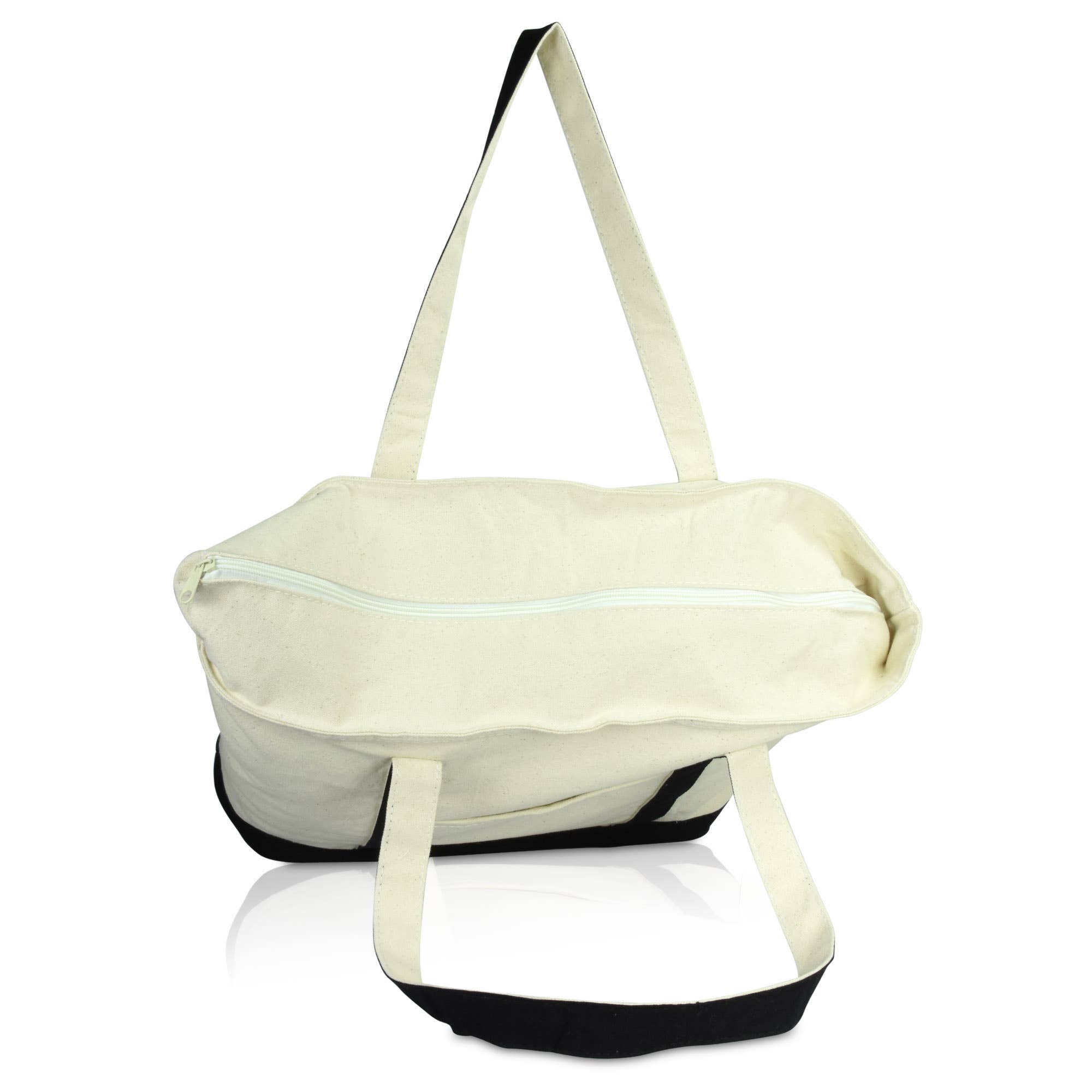 Dalix – wholesale Bärkasse - Dam – DALIX Initial Shoppingväska Personlig Blixtlås Top Letter - K4