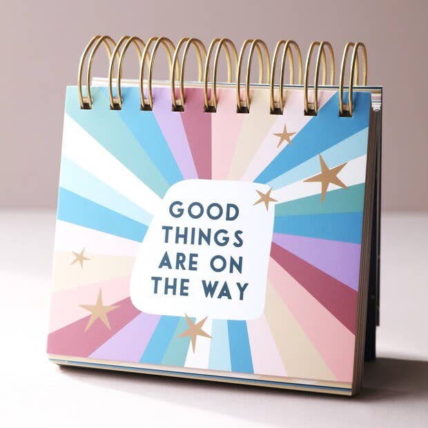 Lisa Angel - Wholesale Notepad - Floral Weekly Positivity Flip Chart7