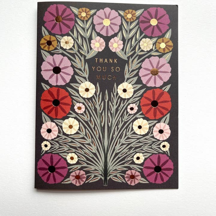 Katharine Watson - Wholesale Thank You Card - "Thank You So Much," Greeting Card1