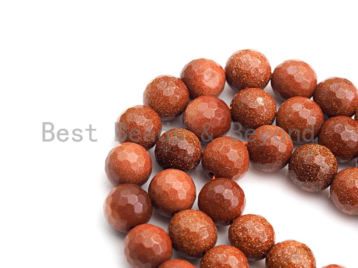 BestBeads&Beyond - Wholesale Beads - Quality Goldstone Smooth/Faceted Beads, sku#U627
