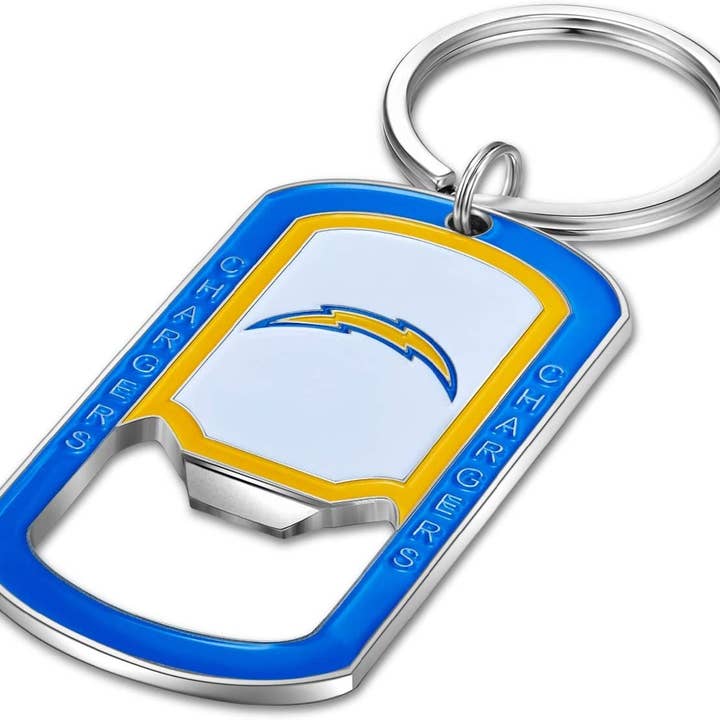NFL Los Angeles Chargers Bottle Opener Key Chain for wholesale by Simran International
