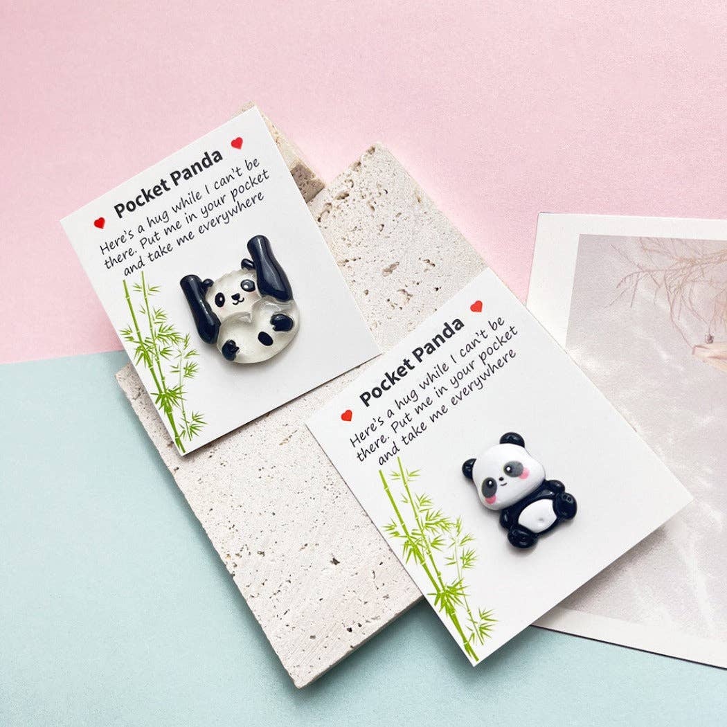Magia Design - Vendita all'ingrosso Moneta/gettone ricordo - Abbraccio Tascabile Panda Carino3