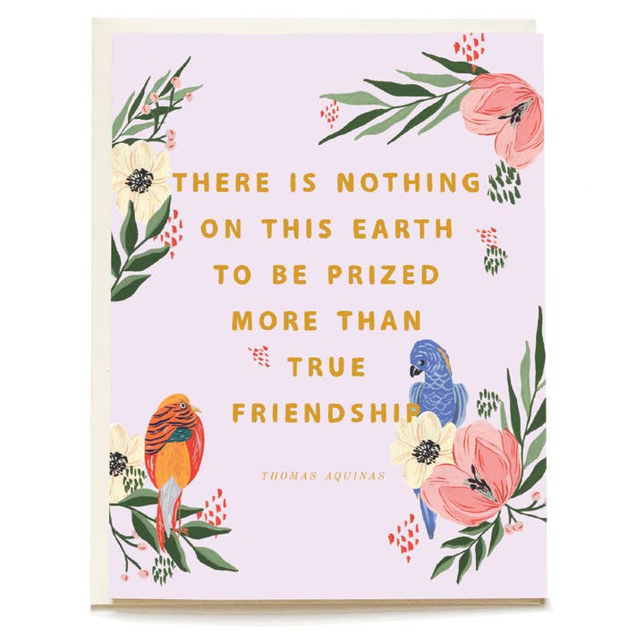 Tarjeta de felicitación de amistad Birds of a Feather para venta al por mayor de Pen + Pillar