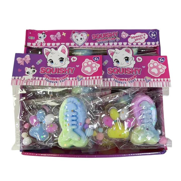 pack mix Squishy - Fish Cat Flap for wholesale on Faire