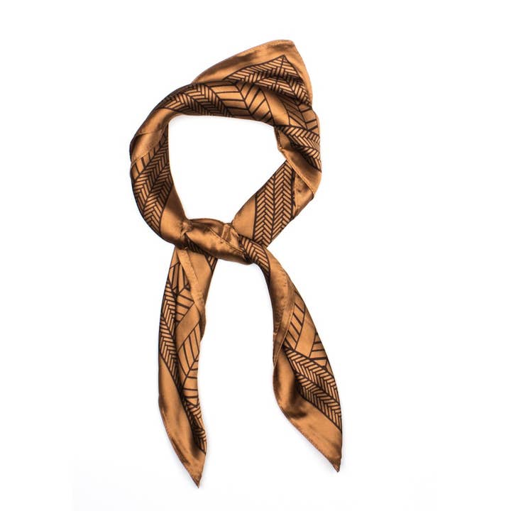 Sciarpa Chester 70x70cm Camel per la vendita all'ingrosso da parte di 7East