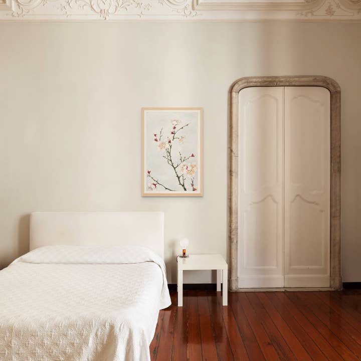 Vintage Wall Graphics - Wholesale Art Print - Megata Morikaga Plum Branches Blossoms Japanese Print Decor