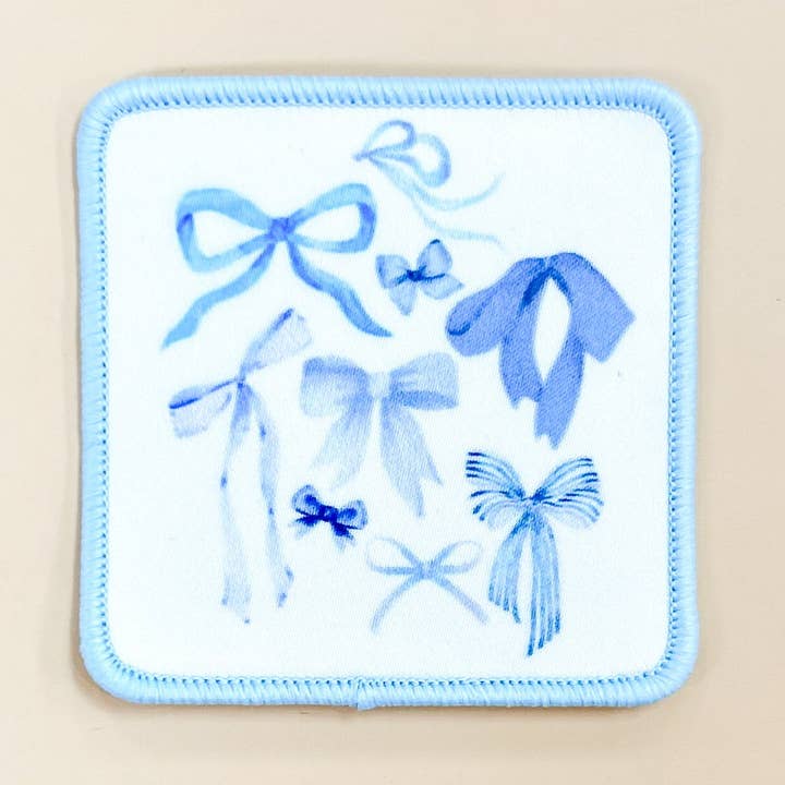 Parche Blue Bows para venta al por mayor de Summer Tees