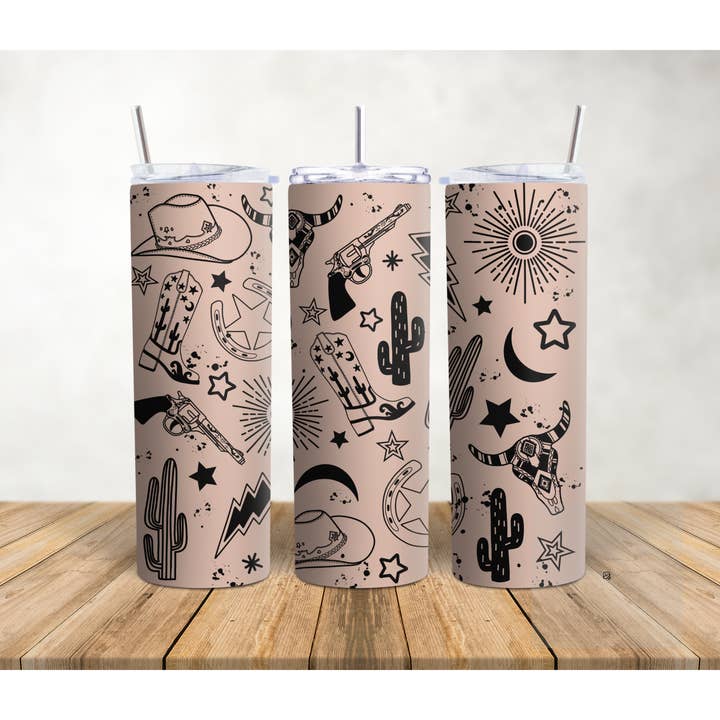 Western Tumbler for wholesale by K. I. Designs